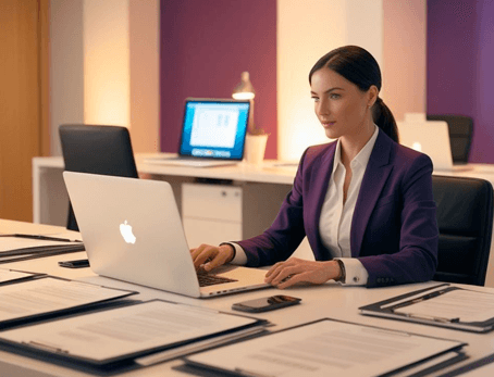 Managing workload effectively – a digital banner showcasing productivity strategies, smart automation, and efficient task management solutions.